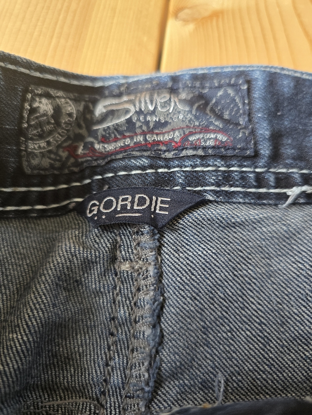 Silver Gordie Loose Fit Straight Leg Dark Wash Denim Jeans Mens 36X36 - Picture 8 of 15